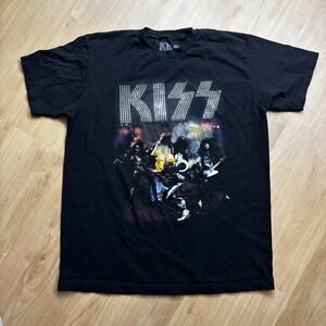 KISS Official Licensed 2019 Electric State Tshirt Men's Large 100% Cotton Black